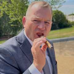 Congressman Troy Nehls is Never Without a Cigar, Even on the House Floor