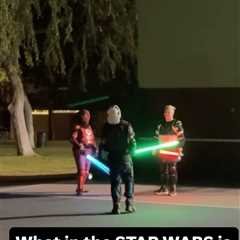 49ers icon Terrell Owens bewlidered by Star Wars scene at park: ‘Only in LA’