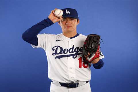 Dodgers’ Yoshinobu Yamamoto bobblehead is already selling for hundreds on eBay—see the huge lines..