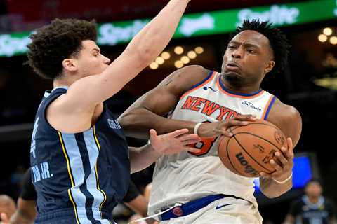 Jalen Brunson-less Knicks grind out win over lowly Grizzlies to end skid