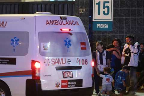 One killed, dozens hurt as Peru soccer stadium event goes awry