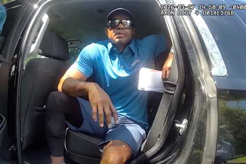 Tiger Woods’ solemn second mugshot revealed after DUI arrest