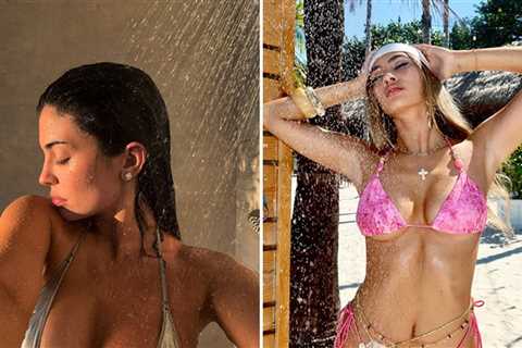 Babes In The Shower For April Showers ... Dripping With Confidence!