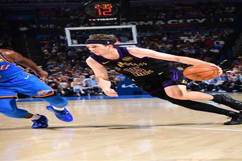 Lakers’ Austin Reaves (oblique) out for remainder of regular season