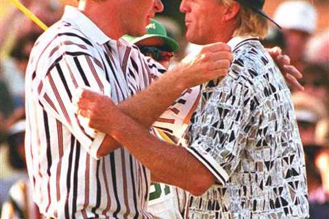 Feud between Greg Norman, Nick Faldo explodes 30 years after infamous Masters collapse