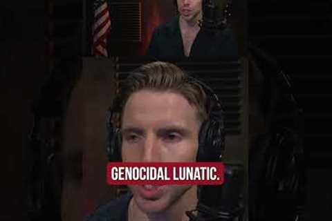 He's a chicken or a maniac.