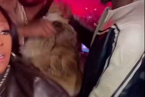 Stefon Diggs attends Cardi B show with mom, brother after breakup