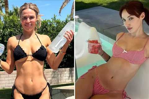 Stars Hanging Poolside at Coachella