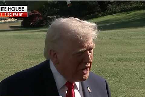 Donald Trump Tells Reporter She 'Knows Nothing' After Question About Iran