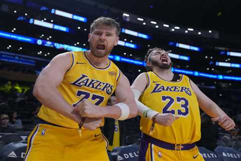 LeBron, Luka ‘impersonators’ drop six figures to sit courtside for Game 1 with one goal