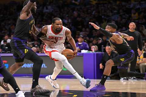 Lakers’ defensive intensity puts Rockets in stranglehold, formidable deficit