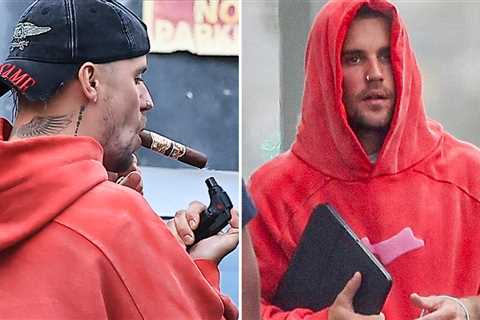 Justin Bieber Celebrates Coachella Success With Cigar After Sushi Date