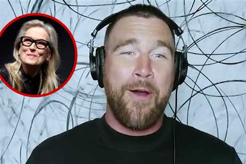 Travis Kelce Accepts Meryl Streep's Stiletto Challenge