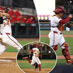 USC ace Mason Edwards stifles Rutgers, sets Big Ten strikeout record
