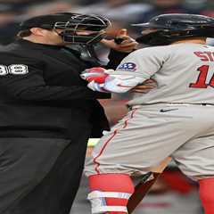 Tigers’ Framber Valdez suspended six games for ‘intentionally throwing’ at Red Sox’s Trevor Story