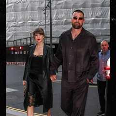 Taylor Swift Wears Lacy Dress for London Date Night with Travis Kelce