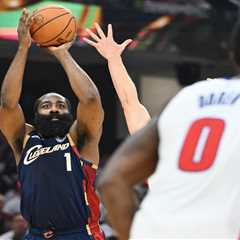 James Harden’s clutch shots help Cavaliers cut into Pistons’ series lead