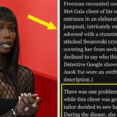 Model Anok Yai Had A Strong Response To Speculation That She Peed On Herself At The Met Gala