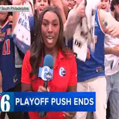 Philly reporter swarmed by Knicks fans as 76ers faithful lament sweep: ‘Let Kyle Lowry coach’