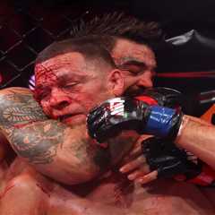 Mike Perry bloodies and beats Nate Diaz on Ronda Rousey-Gina Carano MMA undercard