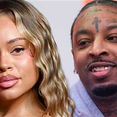 Latto & 21 Savage Pose Together at Star-Studded Baby Shower, Watch!