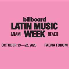 Save the Date: Billboard Latin Music Week Is Back in Miami This October | Billboard News
