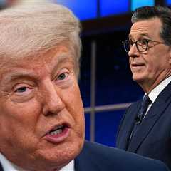 Donald Trump Celebrates 'No Talent' Stephen Colbert's Final Show