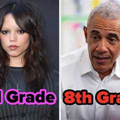 Choose A Celebrity Teacher For Each Grade And Find Out If Your Opinion Is Popular!