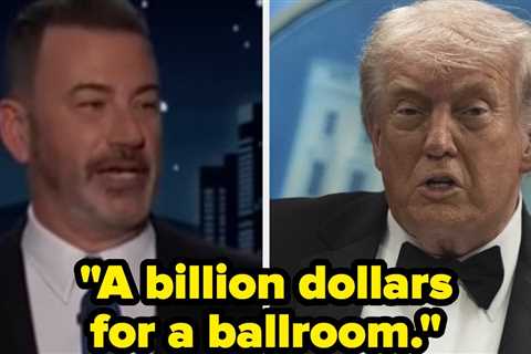 Jimmy Kimmel's Raunchy Trump Ballroom Joke Will Have Your Jaw On The FLOOR