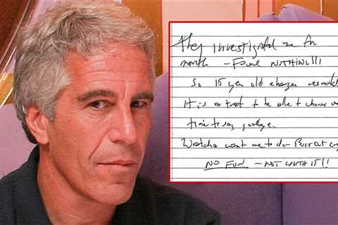 Jeffrey Epstein's Cellmate Did Not Forge Suicide Note, Attorney Says