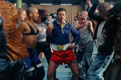 Harry Styles Demonstrates the Power of Dancing & His Little Red Shorts in Playful ‘Dance No More’..