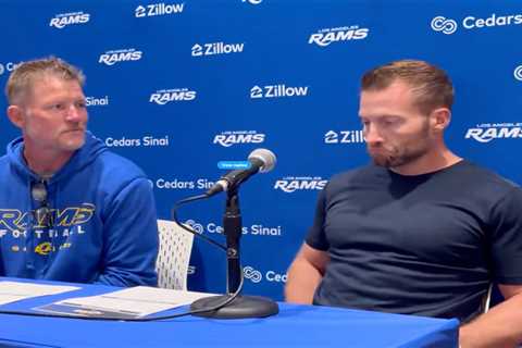 Sean McVay involved in a ‘volatile situation’ before confusing NFL draft press conference: Chris..