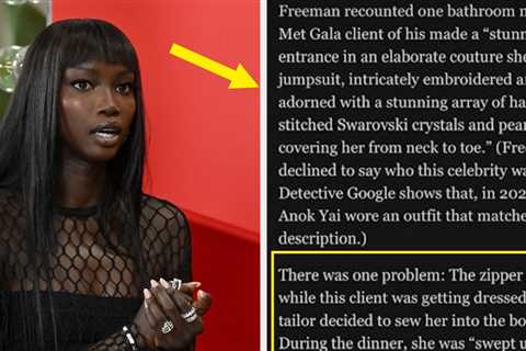 Model Anok Yai Had A Strong Response To Speculation That She Peed On Herself At The Met Gala