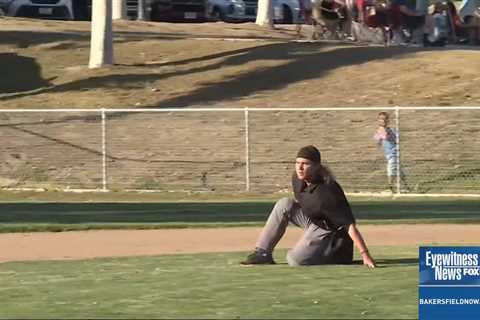 Little League umpire goes viral for insane antics on the field