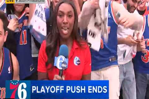 Philly reporter swarmed by Knicks fans as 76ers faithful lament sweep: ‘Let Kyle Lowry coach’