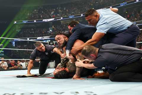 Jacob Fatu unleashes vicious assault on Roman Reigns after World Heavyweight Championship loss at..