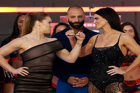 Gina Carano reveals she lost 100 pounds for Ronda Rousey fight after being canceled
