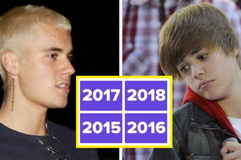 Only TRUE Beliebers Can Correctly Guess The Year Based On Justin Bieber’s Hairstyle