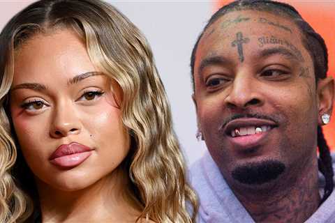 Latto & 21 Savage Pose Together at Star-Studded Baby Shower, Watch!