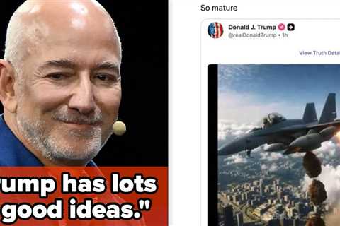 Jeff's Sucking Trump's [Redacted]: The Whole Internet Is Furious With Jeff Bezos Over His Comments..