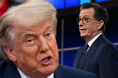 Donald Trump Celebrates 'No Talent' Stephen Colbert's Final Show