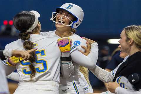 UCLA softball belts three homers to blow past Central Florida in Super Regional