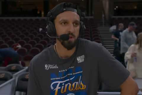 Lights appear to go out on Landry Shamet during ESPN interview after Knicks’ sweep