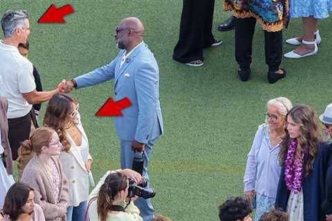 Jessica Alba and Ex Cash Warren Keep Their Distance at Daughter's Graduation