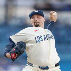 Dodgers’ Blake Snell throws for first time since elbow surgery