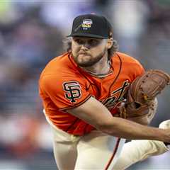 Giants pitcher Landen Roupp wears Pride Night hat with biblical verse