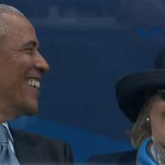 Hillary Clinton Cracks Up After Michelle Obama Mentions Barack's Nobel Peace Prize