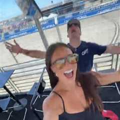 Cooper DeJean, Cowboys cheerleader Abby Summers attend NASCAR race after sparking dating buzz