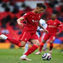 Liverpool defender Rhys Williams training with Red Bulls