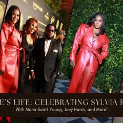 Claire’s Life: Celebrating Sylvia Rhone with Mona Scott Young, Joey Harris, and More in a Red..